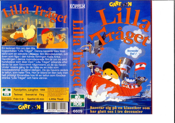 Tecknat Barn Svenska:Lilla Tråget (1994) DVDRIPPEN (Svenska) Pelikanssången (HD)